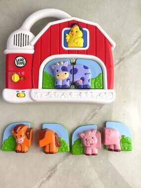 LeapFrog Fridge Farm Magnetic Matching Animal Barn Set Tested And Working